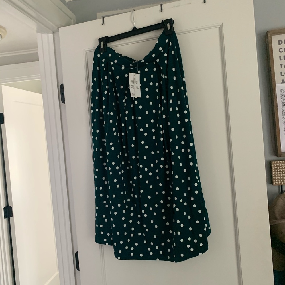 ASOS pleaded midi skirt